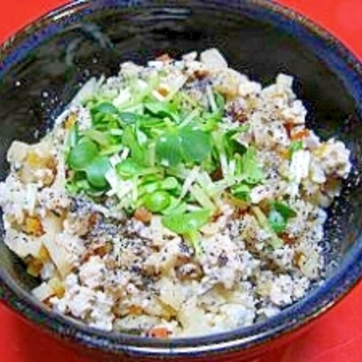 筍と鶏ミンチのそぼろ丼